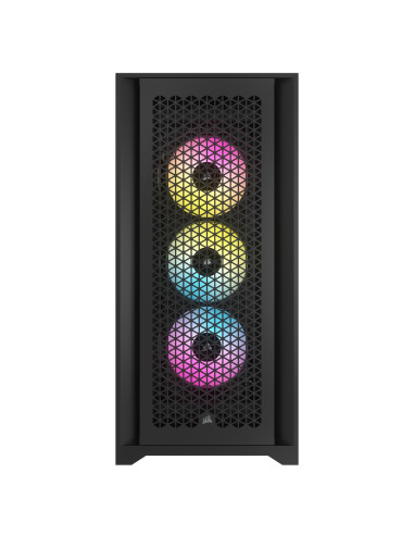 CARCASA Corsair iCUE 5000D RGB AIRFLOW Mid-Tower Case, Black -