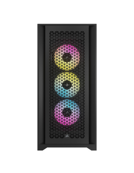 CARCASA Corsair iCUE 5000D RGB AIRFLOW Mid-Tower Case, Black -