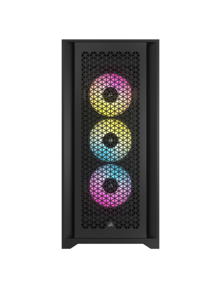 CARCASA Corsair iCUE 5000D RGB AIRFLOW Mid-Tower Case, Black -