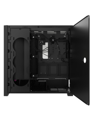 CARCASA Corsair iCUE 5000D RGB AIRFLOW Mid-Tower Case, Black -