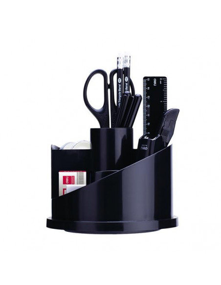 SUPORT BIROU ROTATIV ECHIPAT 16 PIESE 7 COMPARTIMENTE