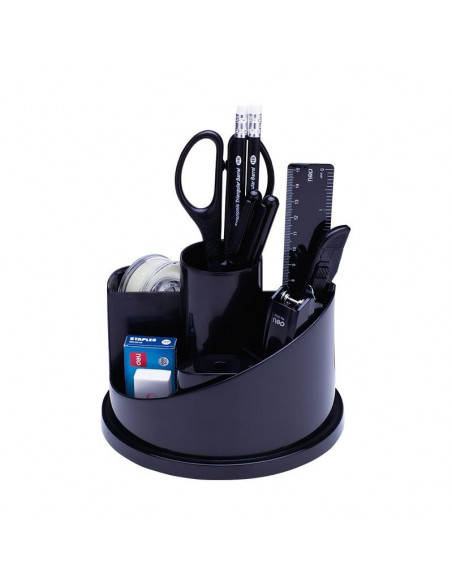 SUPORT BIROU ROTATIV ECHIPAT 16 PIESE 7 COMPARTIMENTE