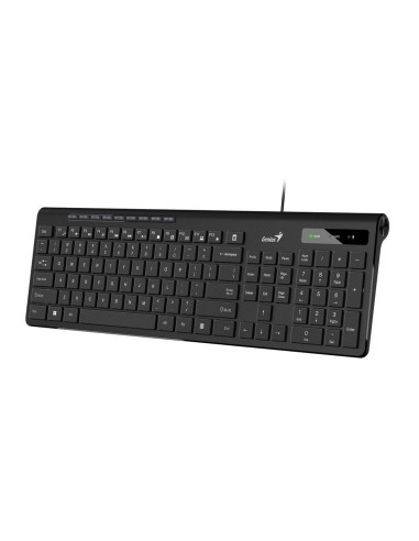 TASTATURA GENIUS USB, 104 taste (chocolate style), black