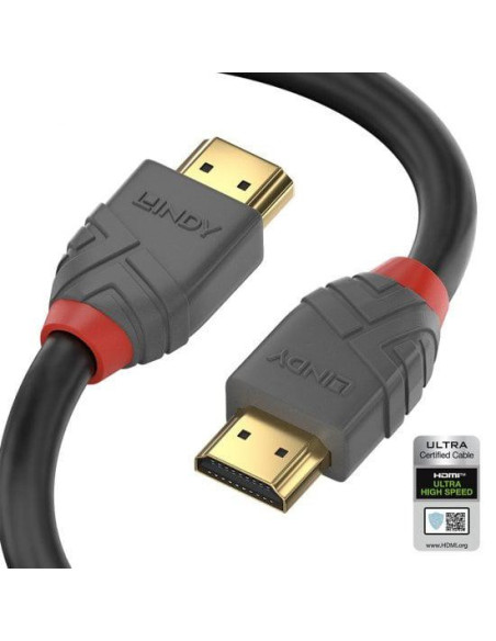 Cablu Lindy 2m High Speed HDMI, Anthra "LY-36953" (include TV