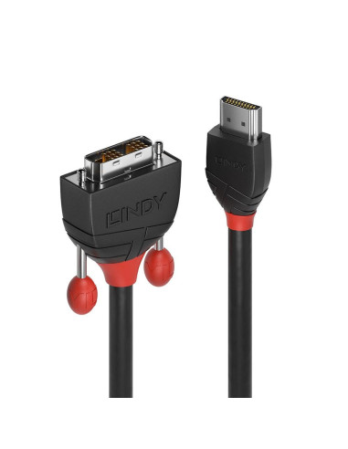 Lindy Cablu HDMI la DVI-D 1m, negru "LY-36271" (include TV