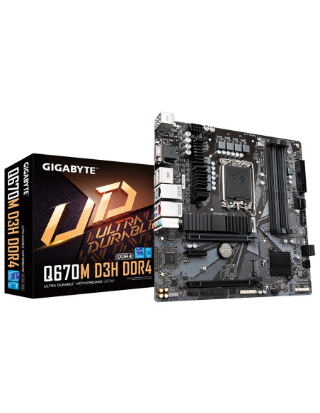 MB Gigabyte Q670 D3H LGA1700 DDR4 "Q670M D3H DDR4",Q670M D3H