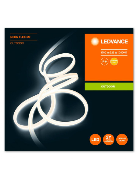 NEON FLEX 5M 3000K IP44 LEDV "000004058075504721" (include TV