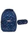 Set scoala Backup - Ghiozdan, Penar etui, Motiv cal