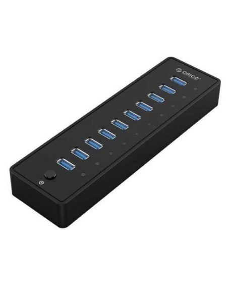 Hub Orico P10-U3 cu 10 port-uri USB 3.0,P10-U3-BK