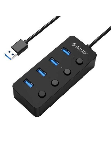 Hub Orico W9PH4-U3 V1 4 Port USB 3.0,W9PH4-U3-V1-BK-PRO