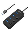 Hub Orico W9PH4-U3 V1 4 Port USB 3.0,W9PH4-U3-V1-BK-PRO