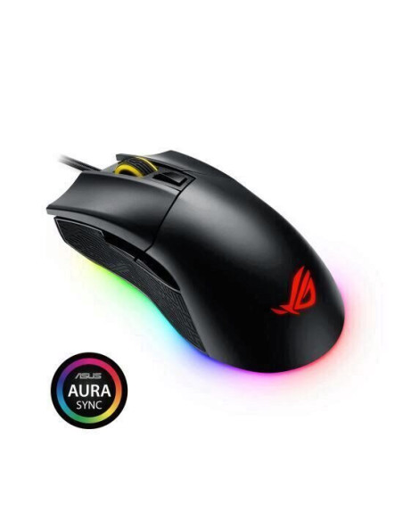 Mouse Gaming ASUS ROG Gladius II Origin negru,90MP00U1-B0UA00