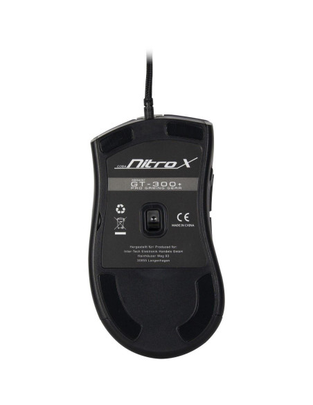 Mouse gaming NitroX GT-300+ negru iluminare RGB,GT-300+