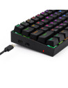 Tastatura gaming wireless si cu fir Redragon Deimos neagra