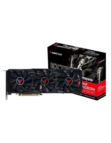 Placa video Biostar AMD Radeon RX6700XT OC 12GB