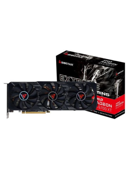 Placa video Biostar AMD Radeon RX6700XT OC 12GB