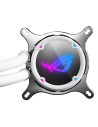 Cooler procesor cu lichid ASUS ROG STRIX LC 240 alb iluminare