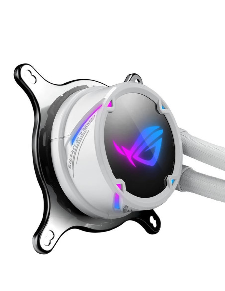 Cooler procesor cu lichid ASUS ROG STRIX LC 240 alb iluminare