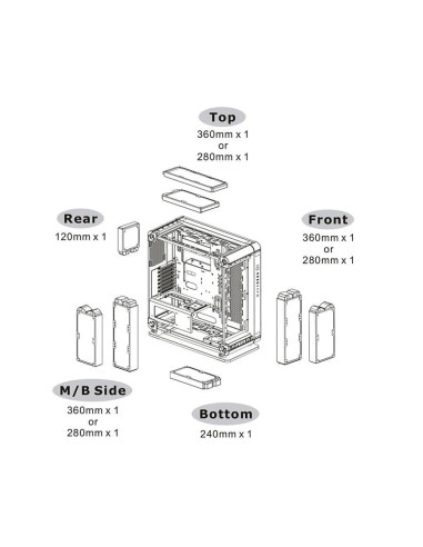 Carcasa Thermaltake Core P6 Tempered Glass Edition