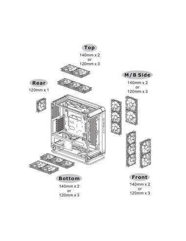 Carcasa Thermaltake Core P6 Tempered Glass Edition