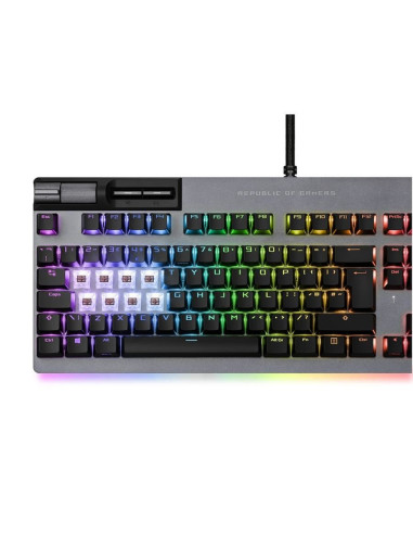Tastatura mecanica gaming ASUS ROG Strix Flare II Animate ROG