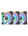 Set 3 ventilatoare Thermaltake Swafan 12 120mm iluminare