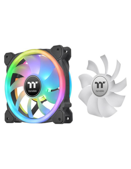 Set 3 ventilatoare Thermaltake Swafan 12 120mm iluminare
