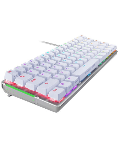 Tastatura gaming mecanica ASUS ROG Falchion Ace alba iluminare