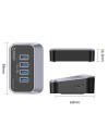 HUB USB Orico M34A-G2 4 port-uri gri,M34A-G2-05-BK