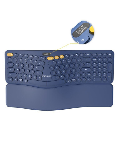 Tastatura bluetooth si wireless Delux GM903CV