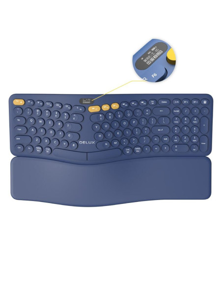 Tastatura bluetooth si wireless Delux GM903CV