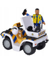 ATV Simba Fireman Sam Police cu figurina Malcolm si