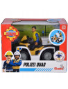 ATV Simba Fireman Sam Police cu figurina Malcolm si