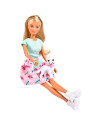 Papusa Simba Steffi Love, Kitty Love 29 cm cu figurina si