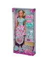 Papusa Simba Steffi Love, Kitty Love 29 cm cu figurina si
