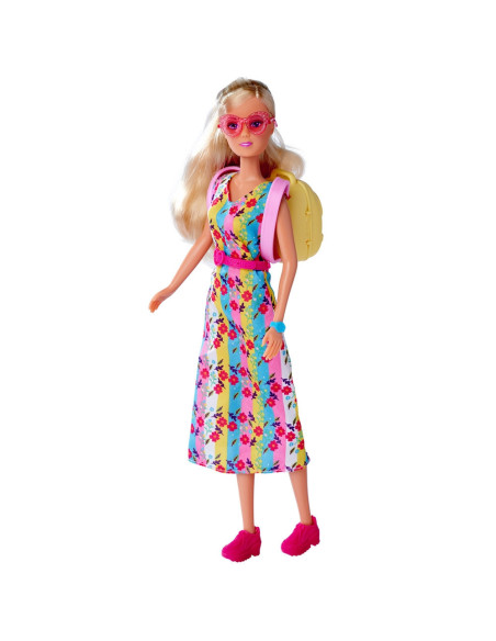 Papusa Simba Steffi Love Go Go Puppy 29 cm cu figurina si