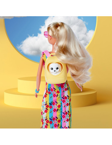 Papusa Simba Steffi Love Go Go Puppy 29 cm cu figurina si
