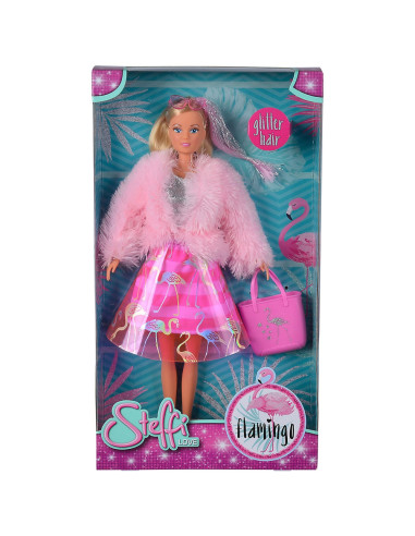 Papusa Simba Steffi Love Flamingo 29 cm cu accesorii,S105733559