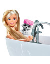 Papusa Simba Steffi Love Bath Fun 29 cm cu figurina si