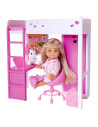 Papusa Simba Evi Love My Room 12 cm cu figurina si