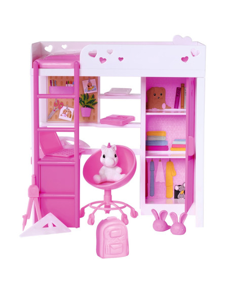 Papusa Simba Evi Love My Room 12 cm cu figurina si