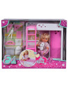 Papusa Simba Evi Love My Room 12 cm cu figurina si