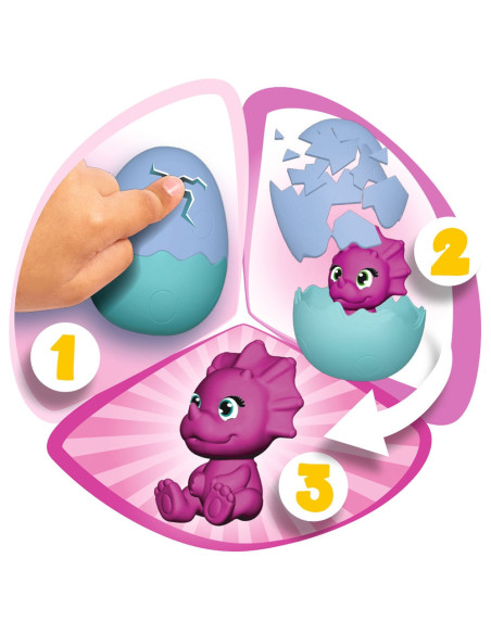 Papusa Simba Steffi Love Dino Surprise 29 cm cu 2