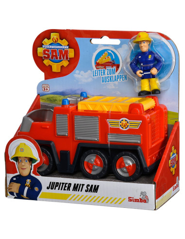 Masina de pompieri Simba Fireman Sam Jupiter cu figurina