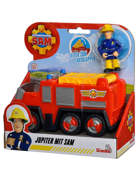 Masina de pompieri Simba Fireman Sam Jupiter cu figurina