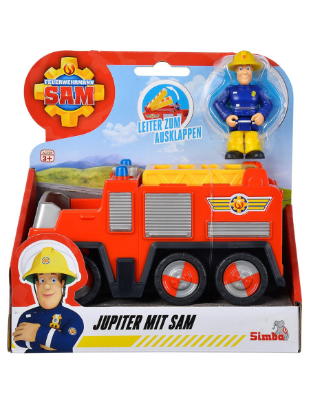 Masina de pompieri Simba Fireman Sam Jupiter cu figurina