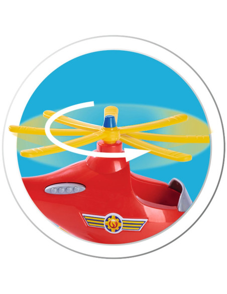 Elicopter Simba Fireman Sam Wallaby cu figurina