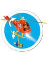 Elicopter electric Simba Fireman Sam Wallaby cu figurina