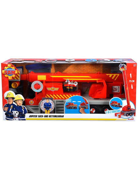 Camion cu macara Simba Fireman Sam Rescue Crane 2 in