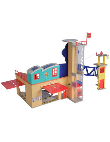 Pista de masini Simba Fireman Sam Mega Fire Station